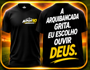 Camiseta Cristã Além dos 90 | O Jogo Termina, Eternidade Não - Fé e Propósito - Jesus é Minha Salvação - Minha Vida Pertence a Cristo - Ouvir Deus