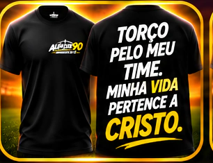 Camiseta Cristã Além dos 90 | O Jogo Termina, Eternidade Não - Fé e Propósito - Jesus é Minha Salvação - Minha Vida Pertence a Cristo