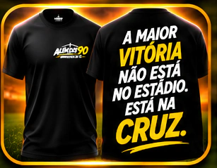 Camiseta Cristã Além dos 90 | O Jogo Termina, Eternidade Não - Fé e Propósito - Jesus é Minha Salvação - Minha Vida Pertence a Cristo - Esta na Cruz