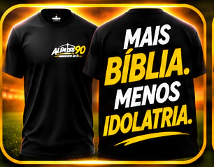 Camiseta Cristã Além dos 90 | O Jogo Termina, Eternidade Não - Fé e Propósito - Jesus é Minha Salvação - Minha Vida Pertence a Cristo - Mais Biblia.