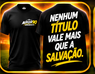 Camiseta Cristã Além dos 90 | O Jogo Termina, Eternidade Não - Fé e Propósito - Jesus é Minha Salvação - Minha Vida Pertence a Cristo - Salvação