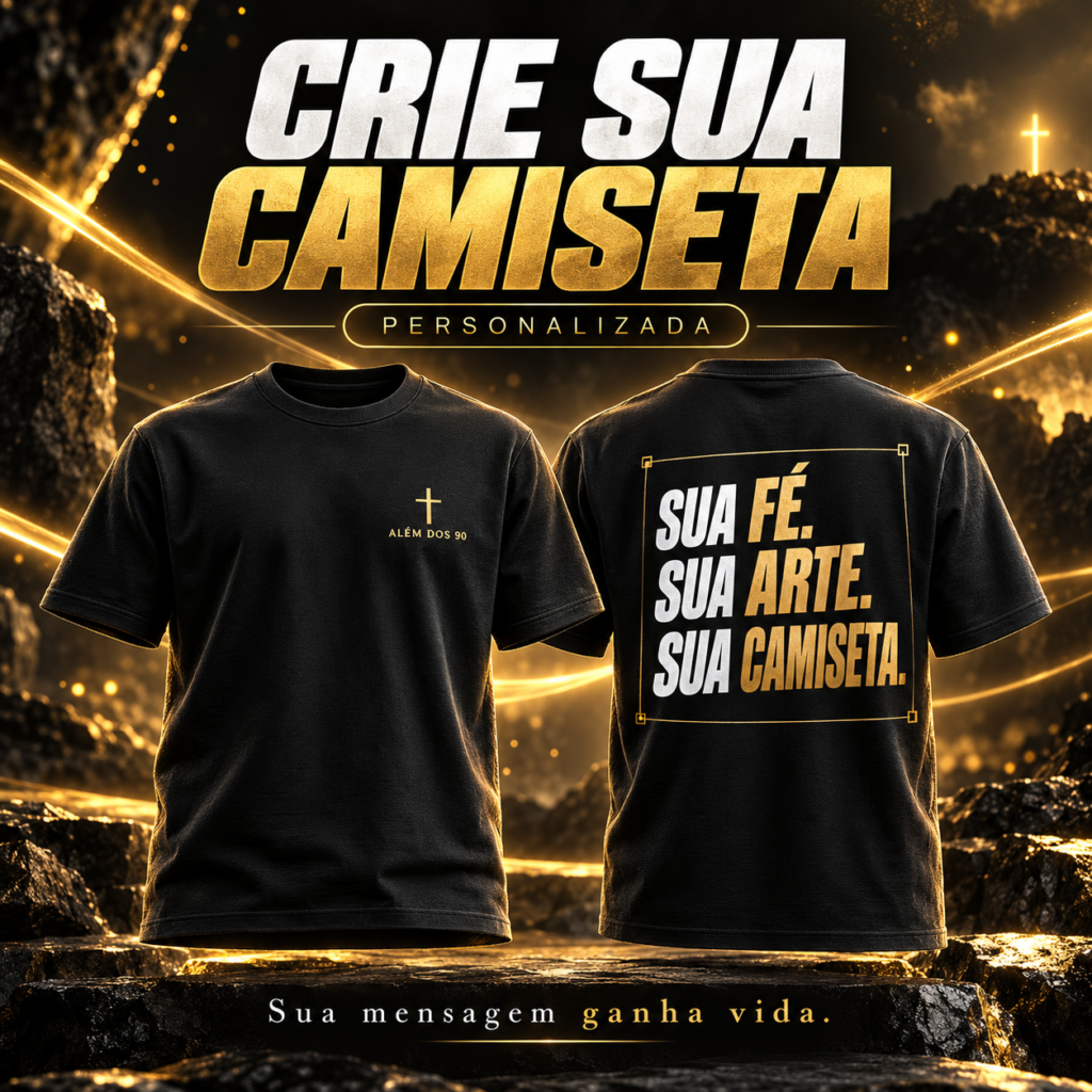 Crie sua camisa personalizada
